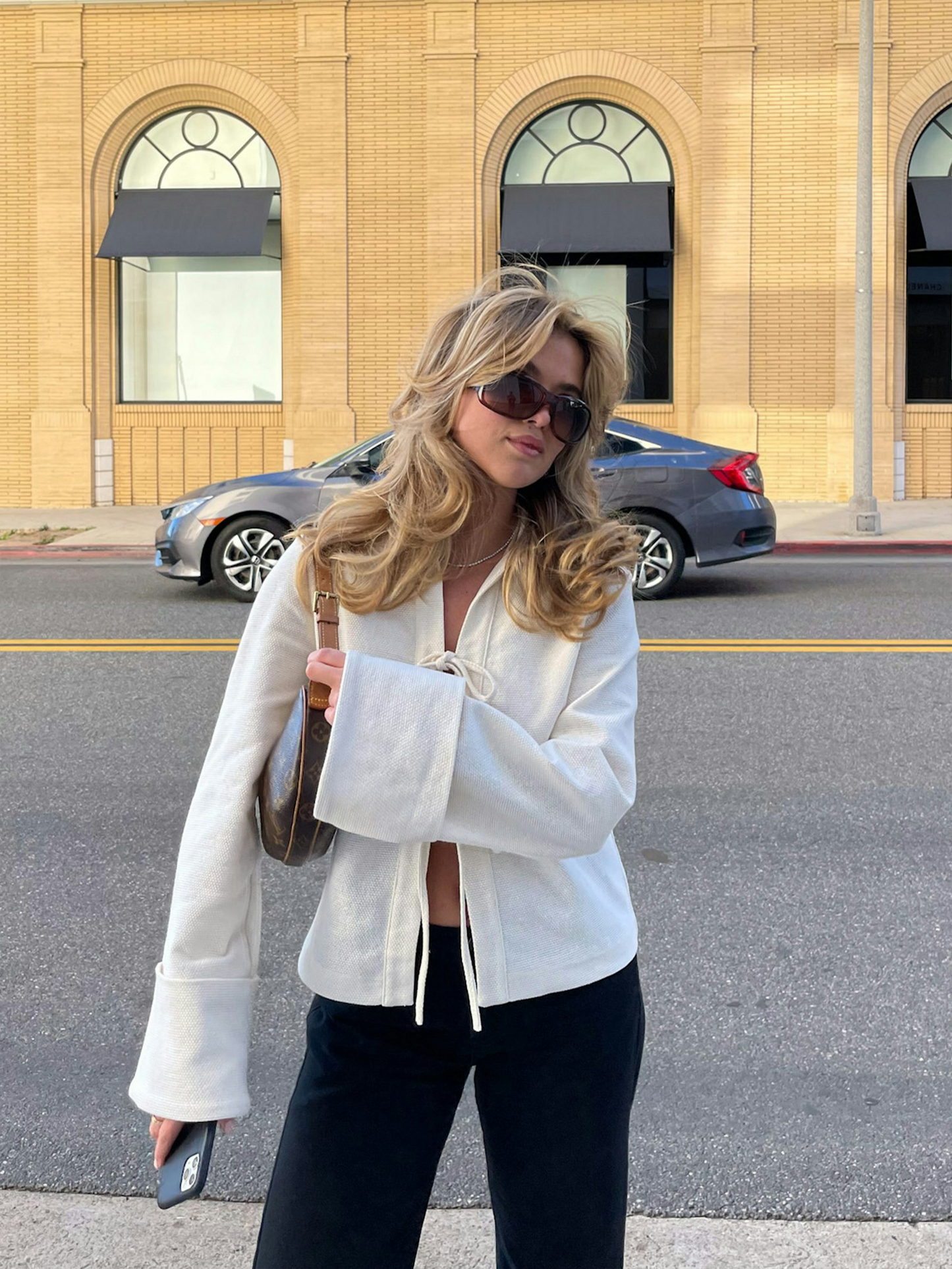 Eli | Streetwear-Pulloverweste mit langen Ärmeln