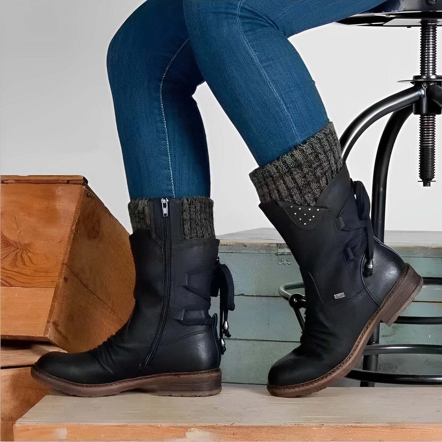 Yalith | Schnürstiefel Winterstiefel
