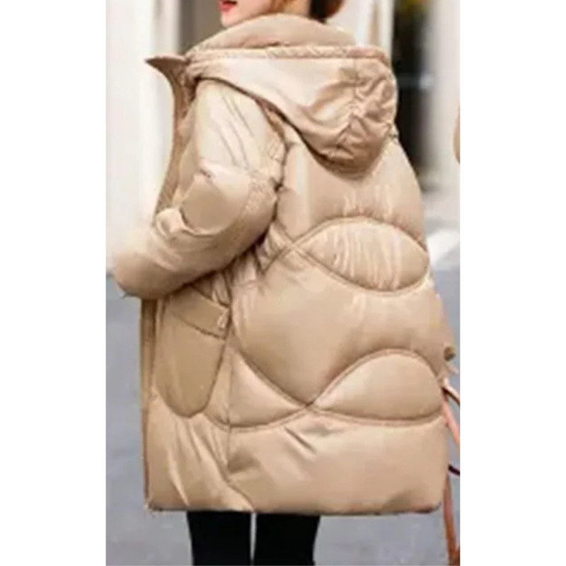 Soleane | Wintermantel für Damen mit Stehkragen und Reißverschluss, großen Taschen