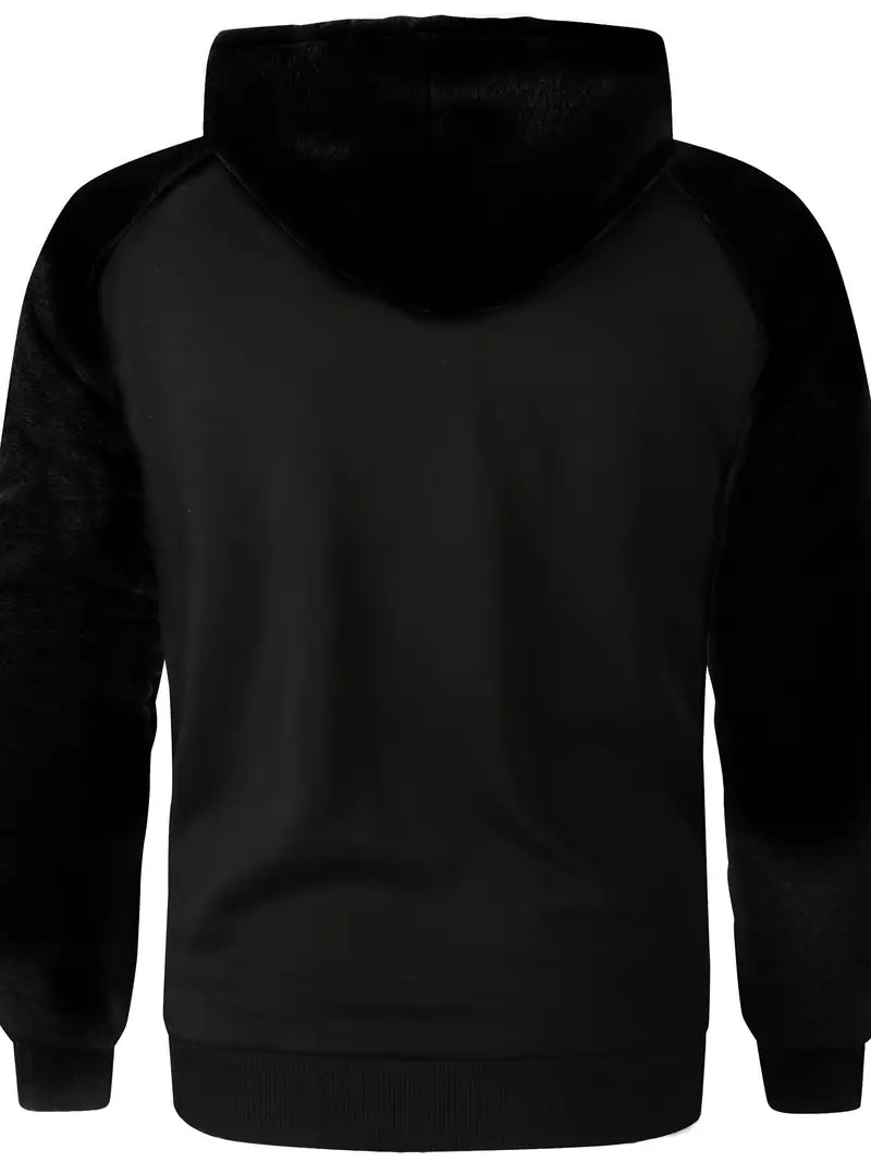 Casuy | Herren Casual Kapuzenjacke mit Taschen – Warm, Zip-Up, Lässig