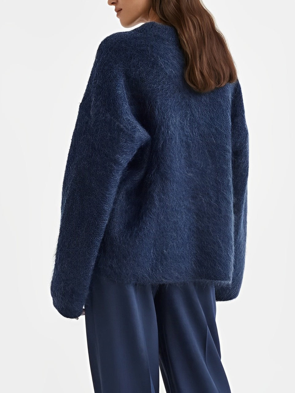 Sabena | Langer Pullover aus weichem Samt