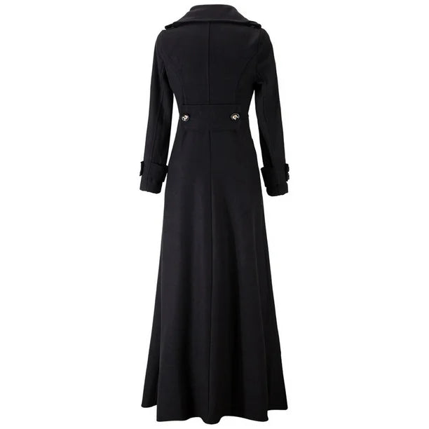 Damen Wintermantel | Langer Trenchcoat | Elegant & Wärmend | Winddicht