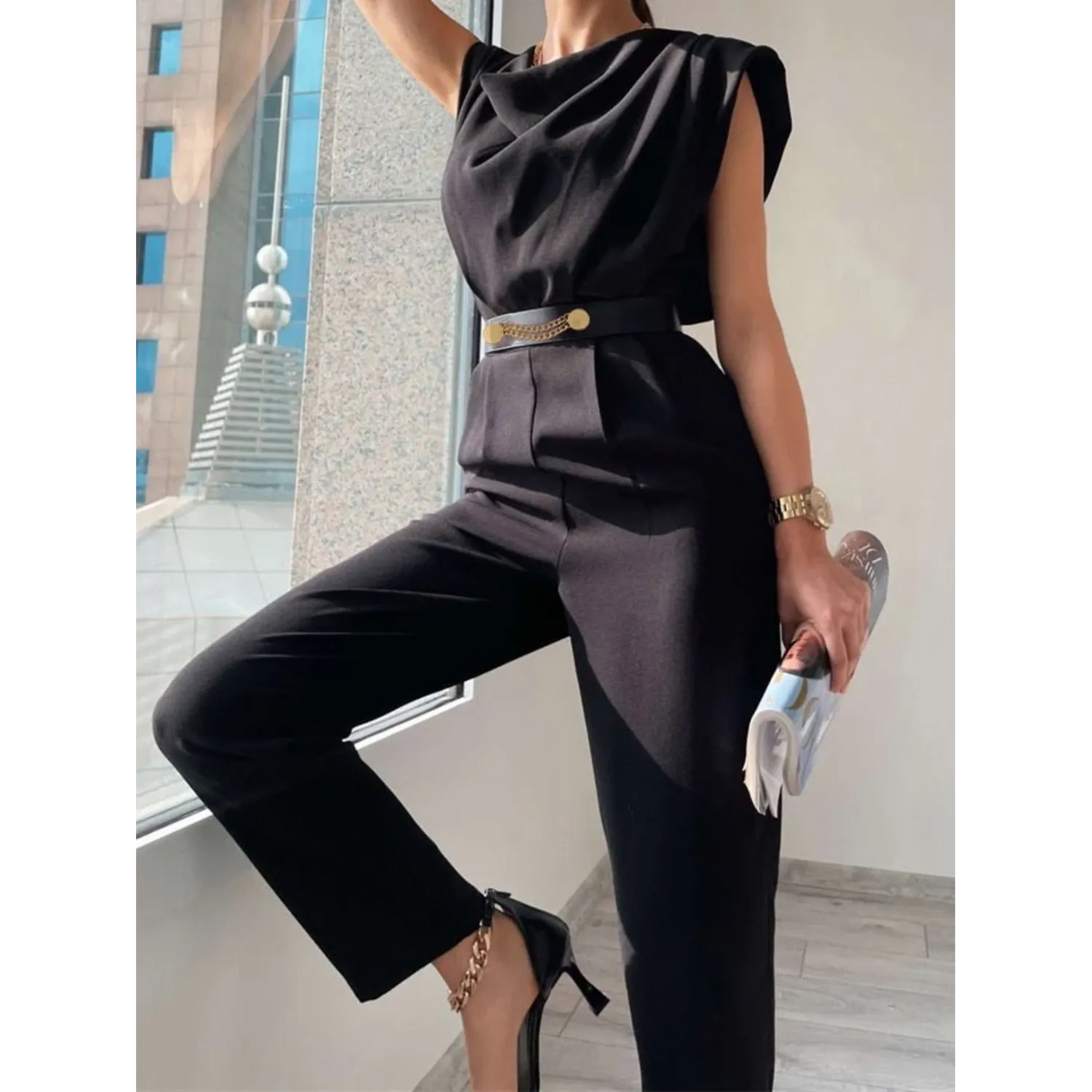Lannie | Eleganter Langer Jumpsuit