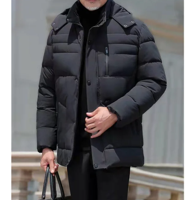 Bertrand | Winterjacke für Herren mit weicher Fellfütterung und Sturmklappe
