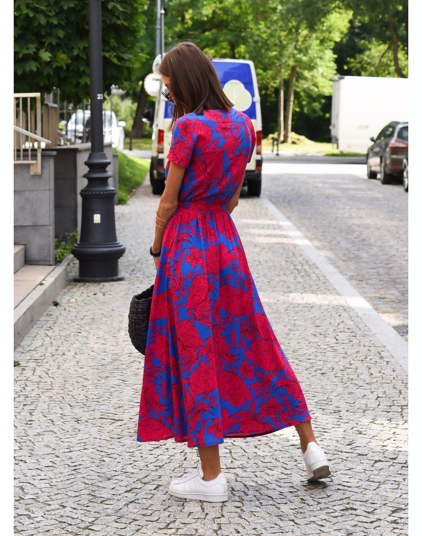 Sabina | Kleid mit Blumendruck Frühling/Sommer