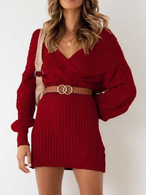 Marisol | Überschnittener Ausschnitt Kleid