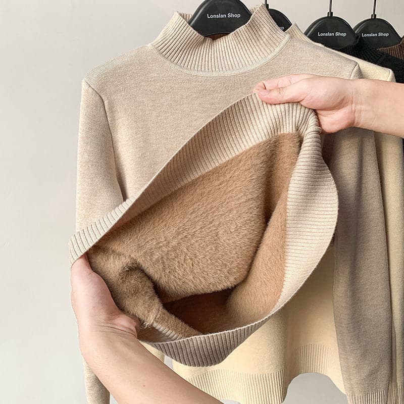 Teodora | Elegante Turtleneck Herbst-Winter-Pullover für Damen
