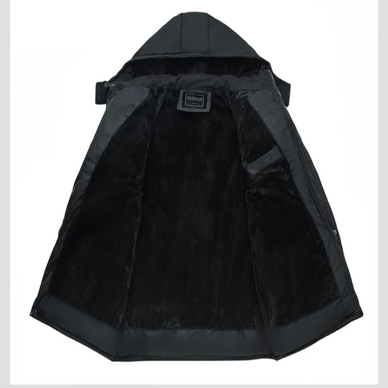 Emeric | Winterjacke für Herren mit Kapuze und Fellfütterung