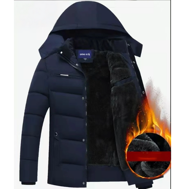 Bertrand | Winterjacke für Herren mit weicher Fellfütterung und Sturmklappe