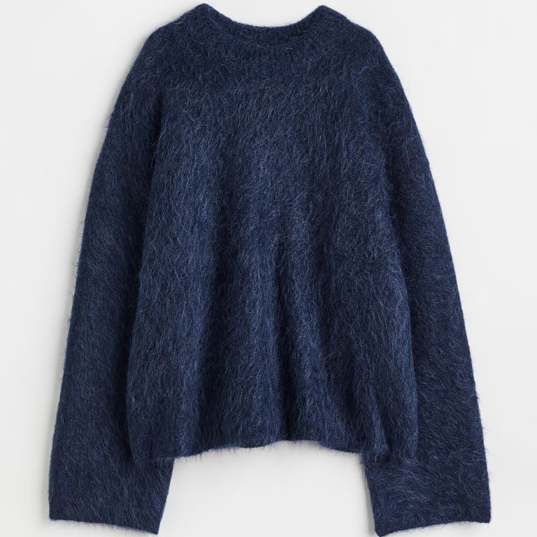 Sabena | Langer Pullover aus weichem Samt