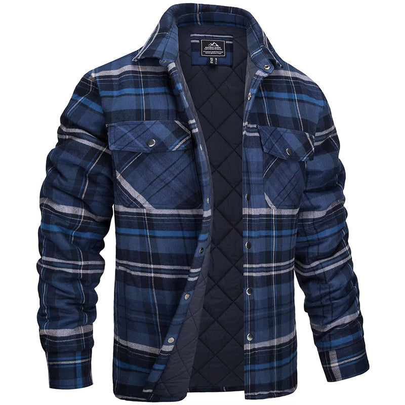 Darius | Herren-Holzfällerjacke im karierten Design