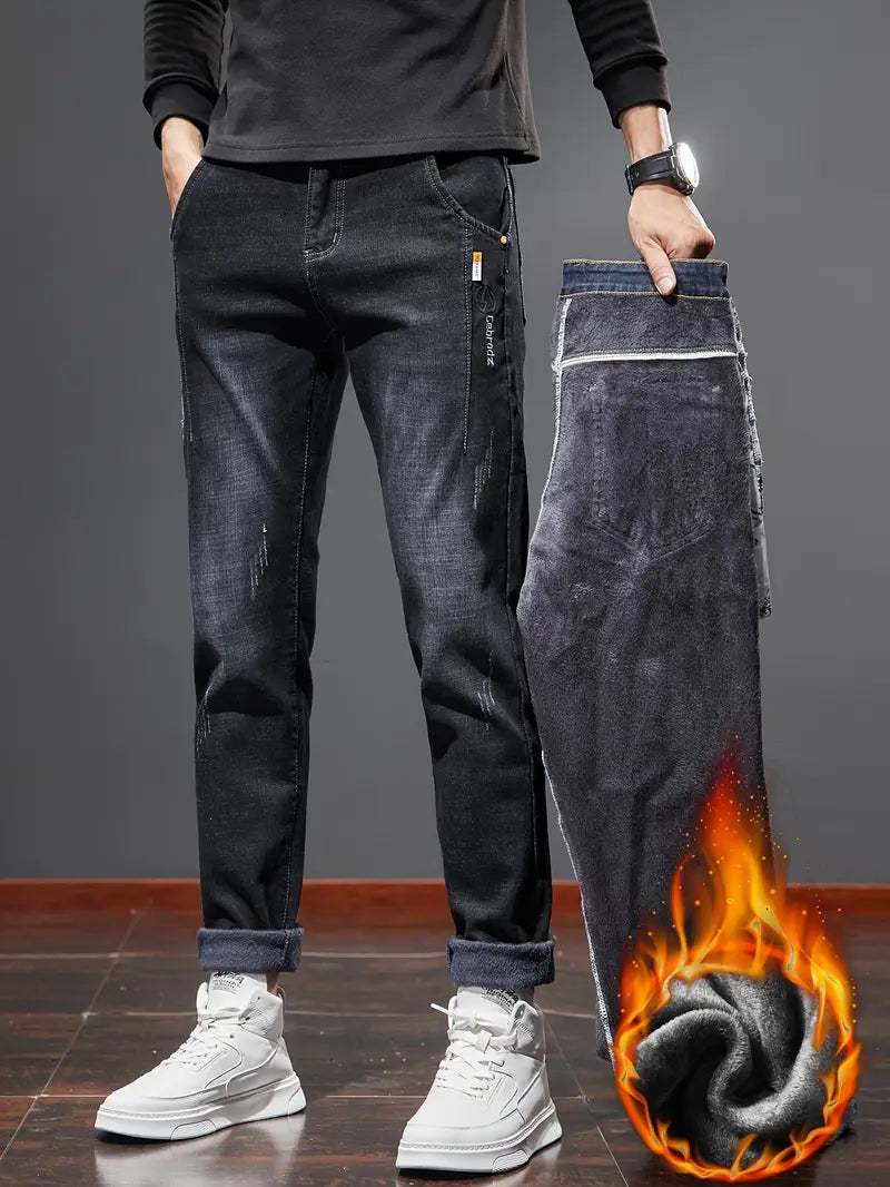 Wintjeans | Winterjeans – Fleecegefüttert, Denim, Klassisches Design