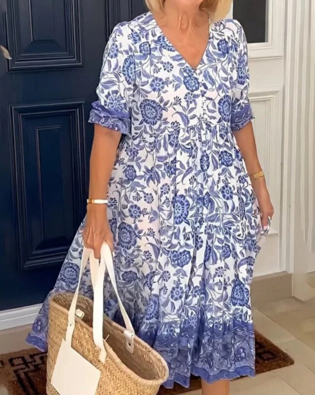 Serafina - Elegantes und Bequemes Sommerkleid für Damen