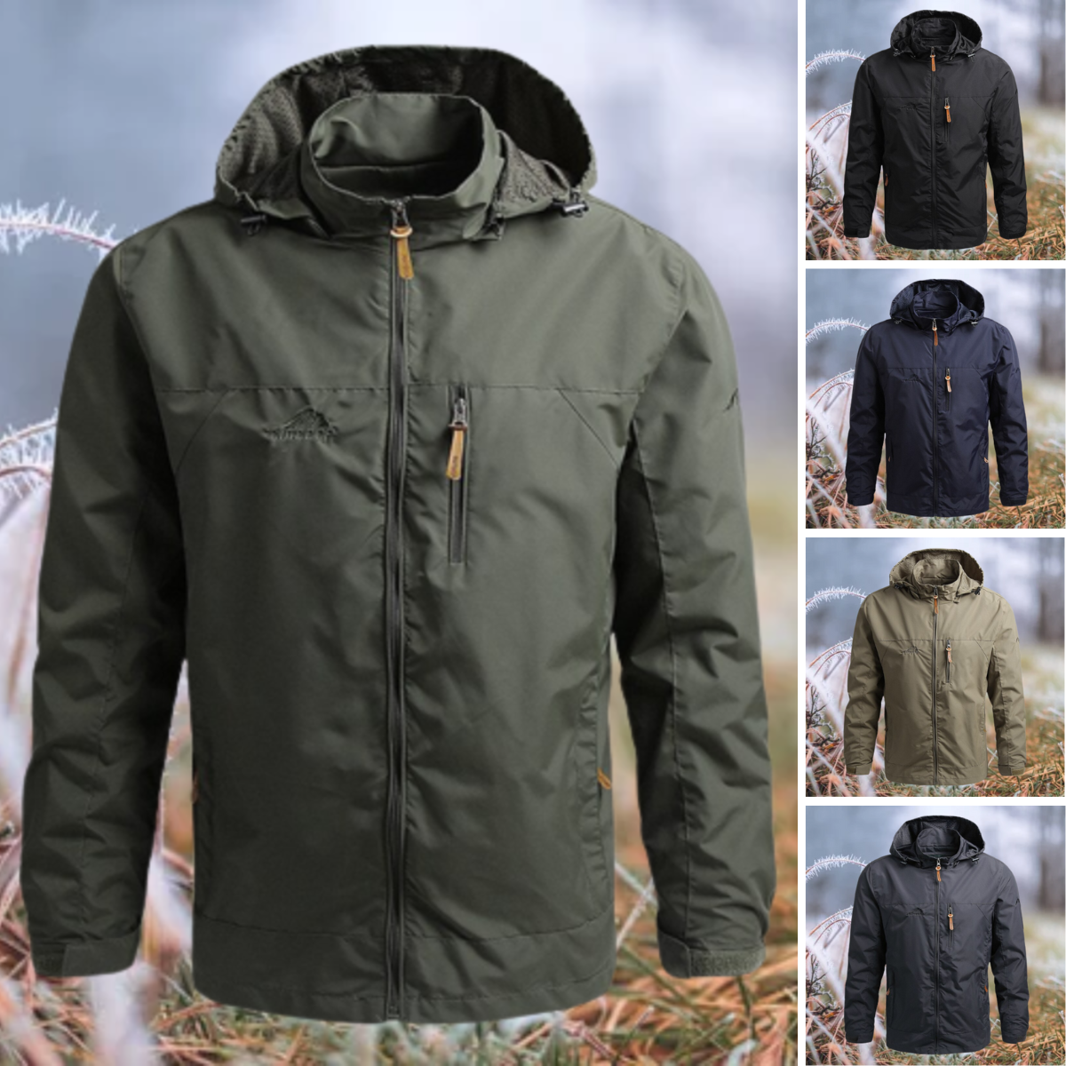 Sio | Herbsttaugliche Windbreaker-Jacke mit abnehmbarer Kapuze 2024