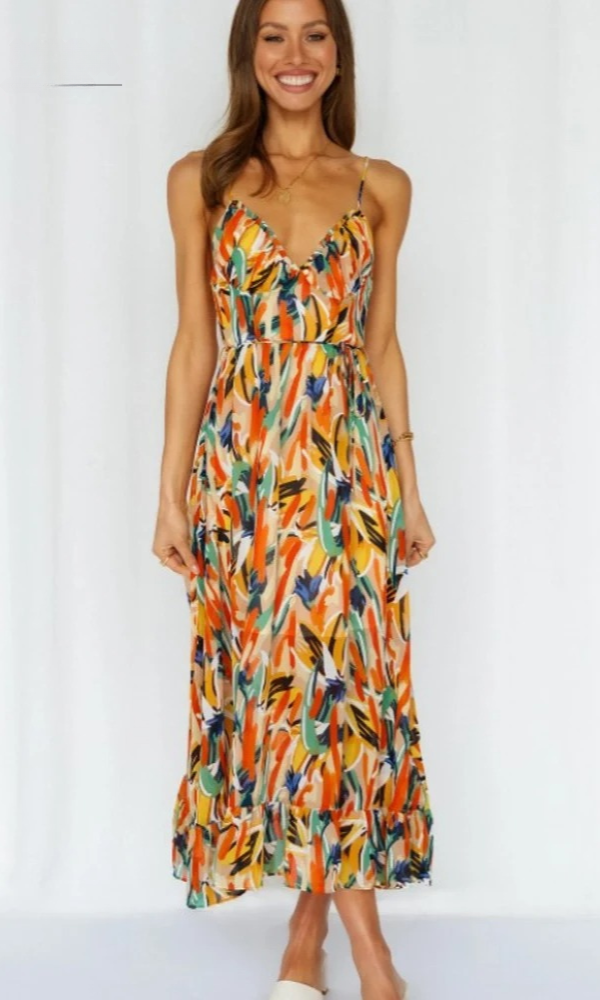 Gunther | Farbenfrohes Sommerkleid