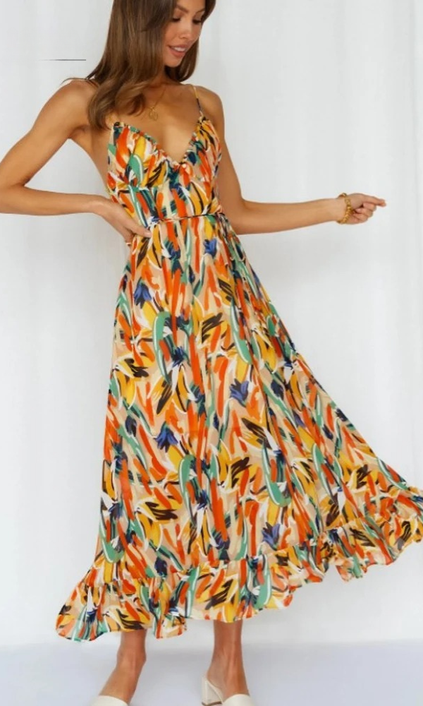 Gunther | Farbenfrohes Sommerkleid