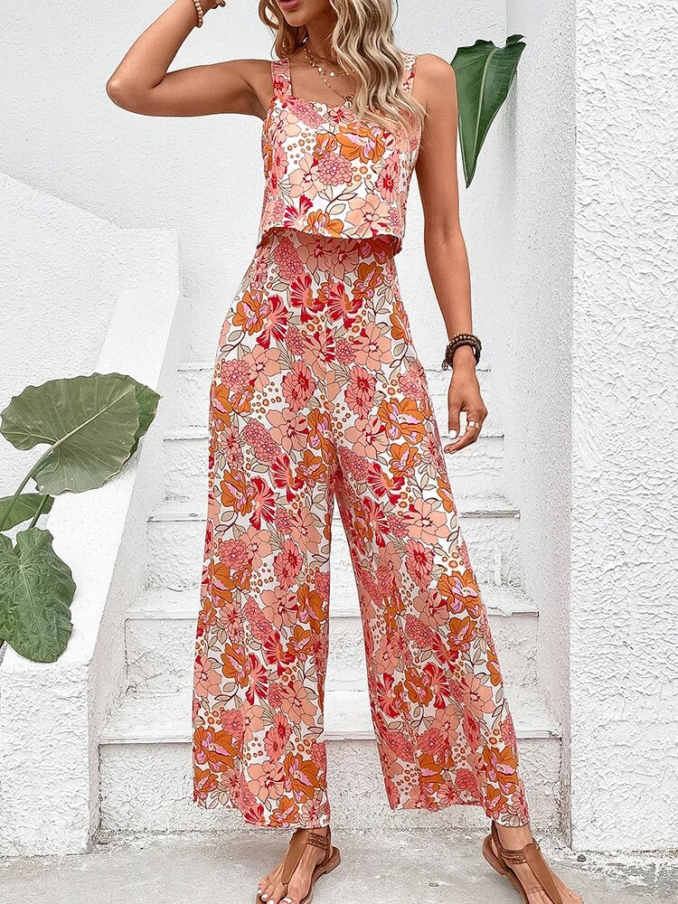 Olivine | Eleganter Langer Jumpsuit