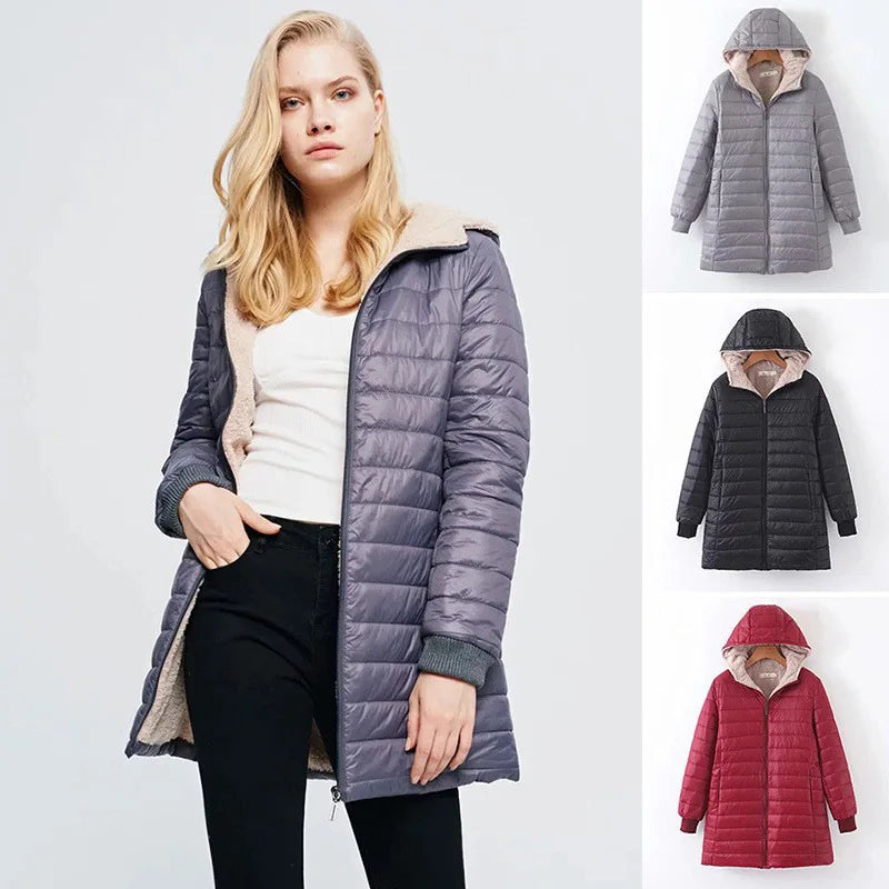 Wera | Gestepptes Winterjacke mit Kapuze aus Fleece