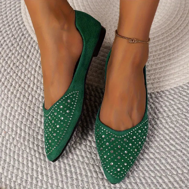 Candice | Glitzernde Slip-On Schuhe für Damen