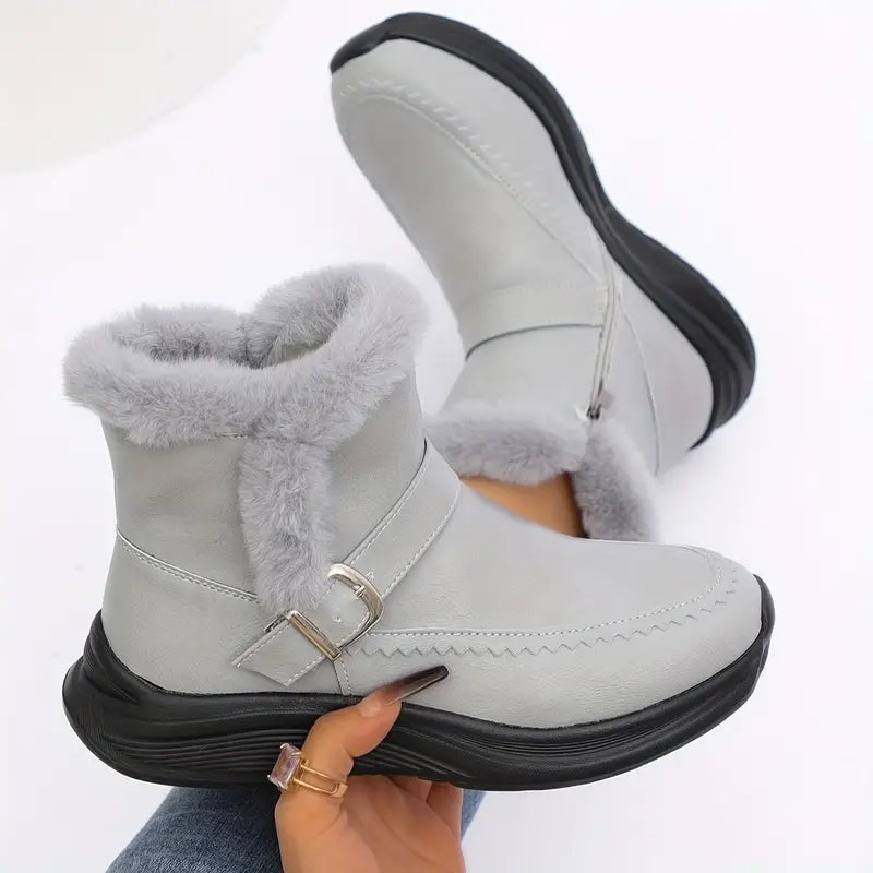 Dameni | Winterstiefel für Damen – Warm gefüttert mit Baumwolle & Samt