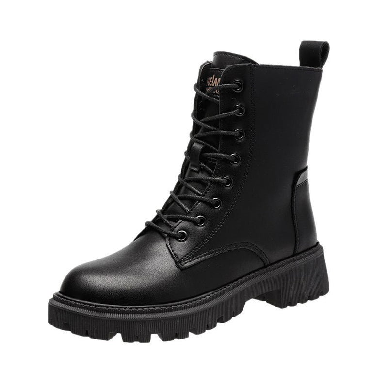 Florian | Schwarze Leder-Winterstiefel
