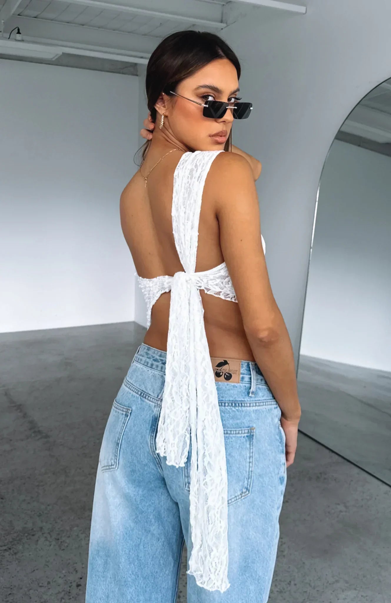 Felize | Damen-Spitzen-Top