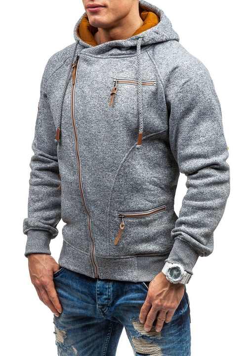 Lyona | Modischer Pullover Winterjacke Herren