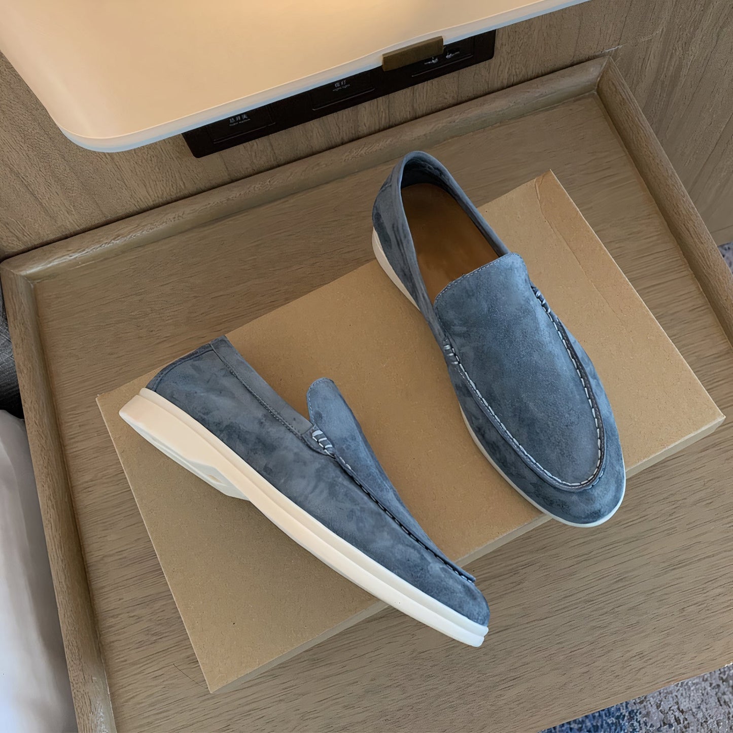 Hele | Vintage Herren Leder Loafers
