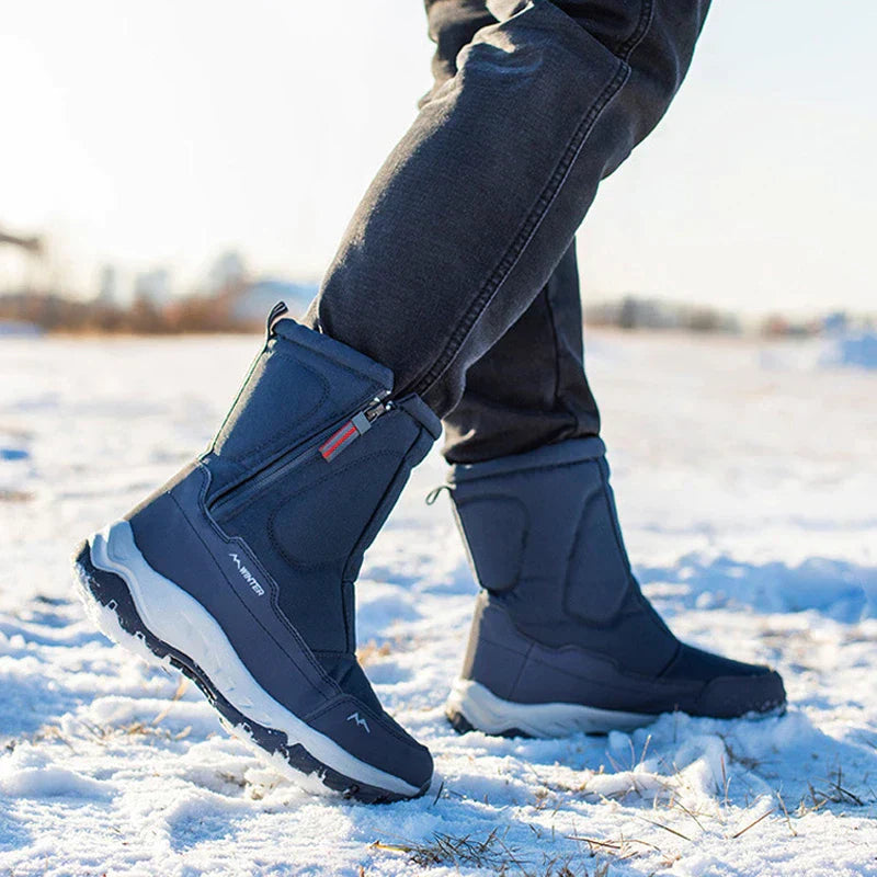 Lexer | Moderne Mesh-Schneestiefel bis zur Wade für Damen