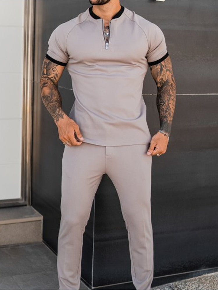 Erza | T-Shirt und Hose mit Reißverschluss für Männer