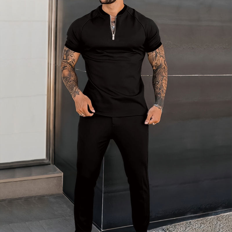 Erza | T-Shirt und Hose mit Reißverschluss für Männer