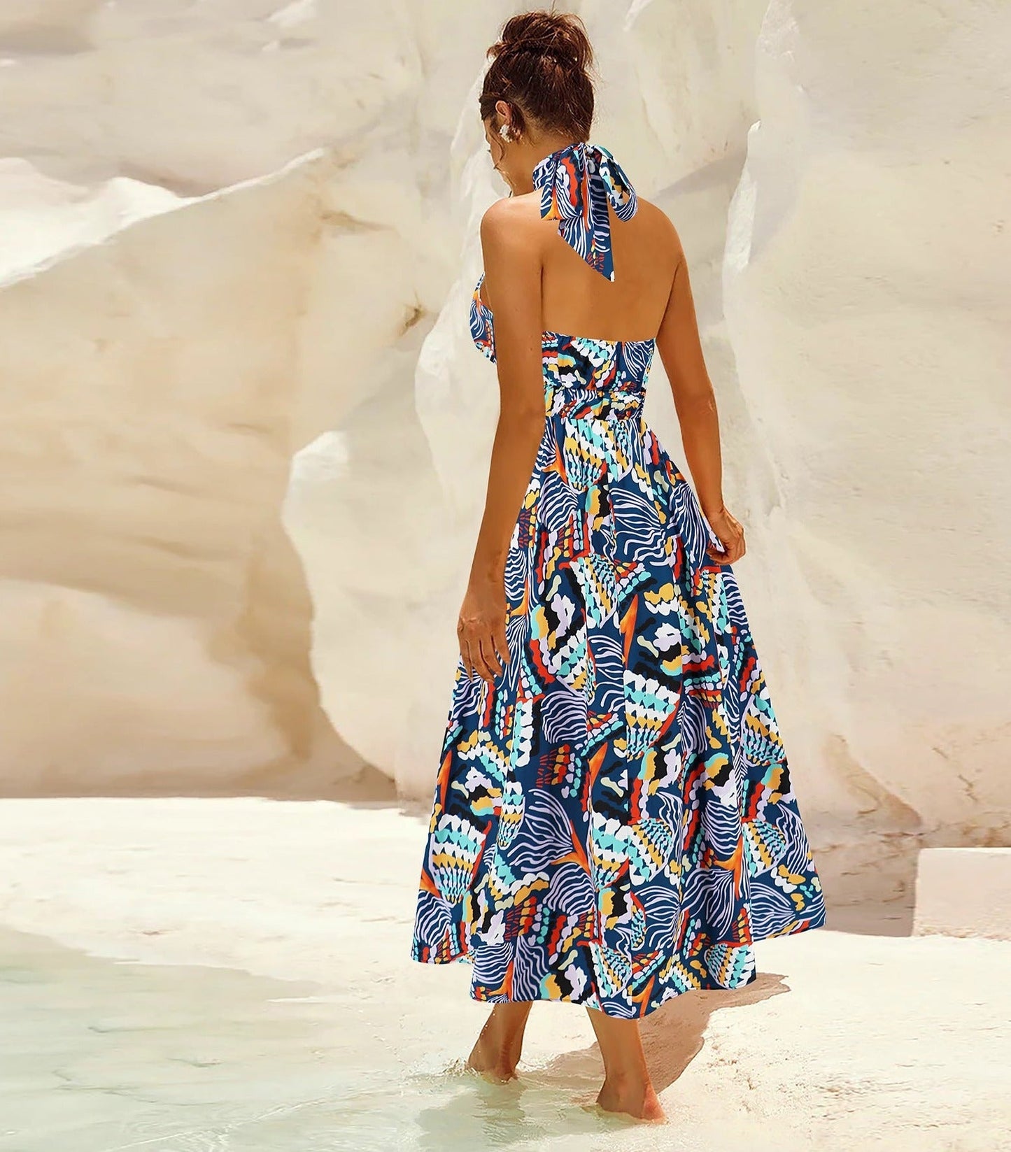 Flora | Tropisches Elegantes Sommerkleid