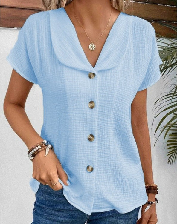 Mia - Elegante Damenbluse in Weiß