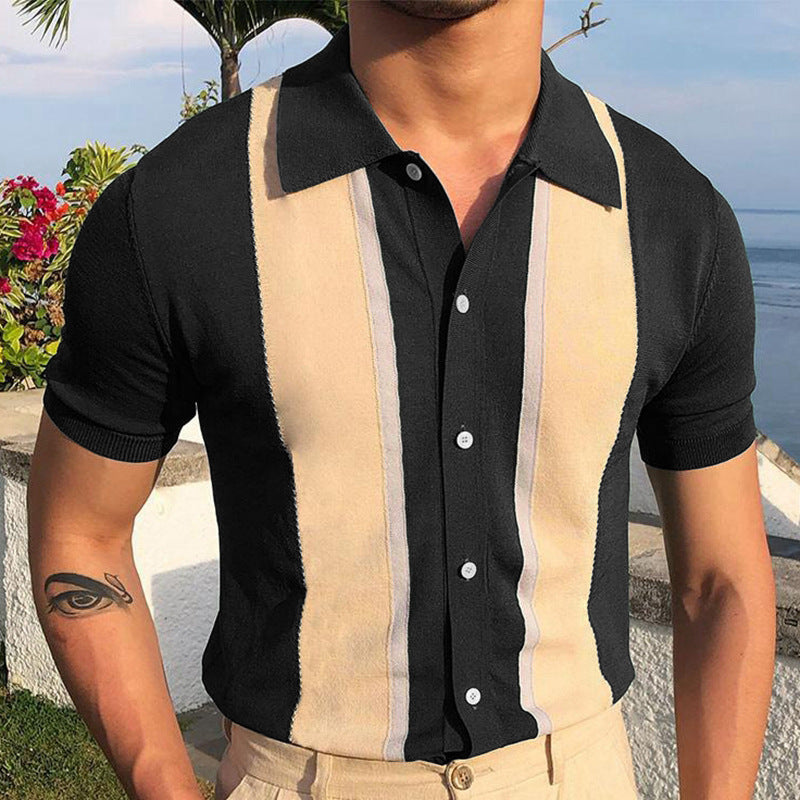 Gaspar | Gentleman’s Revers Strickhemd