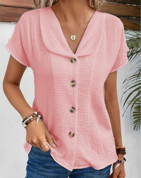 Mia - Elegante Damenbluse in Weiß
