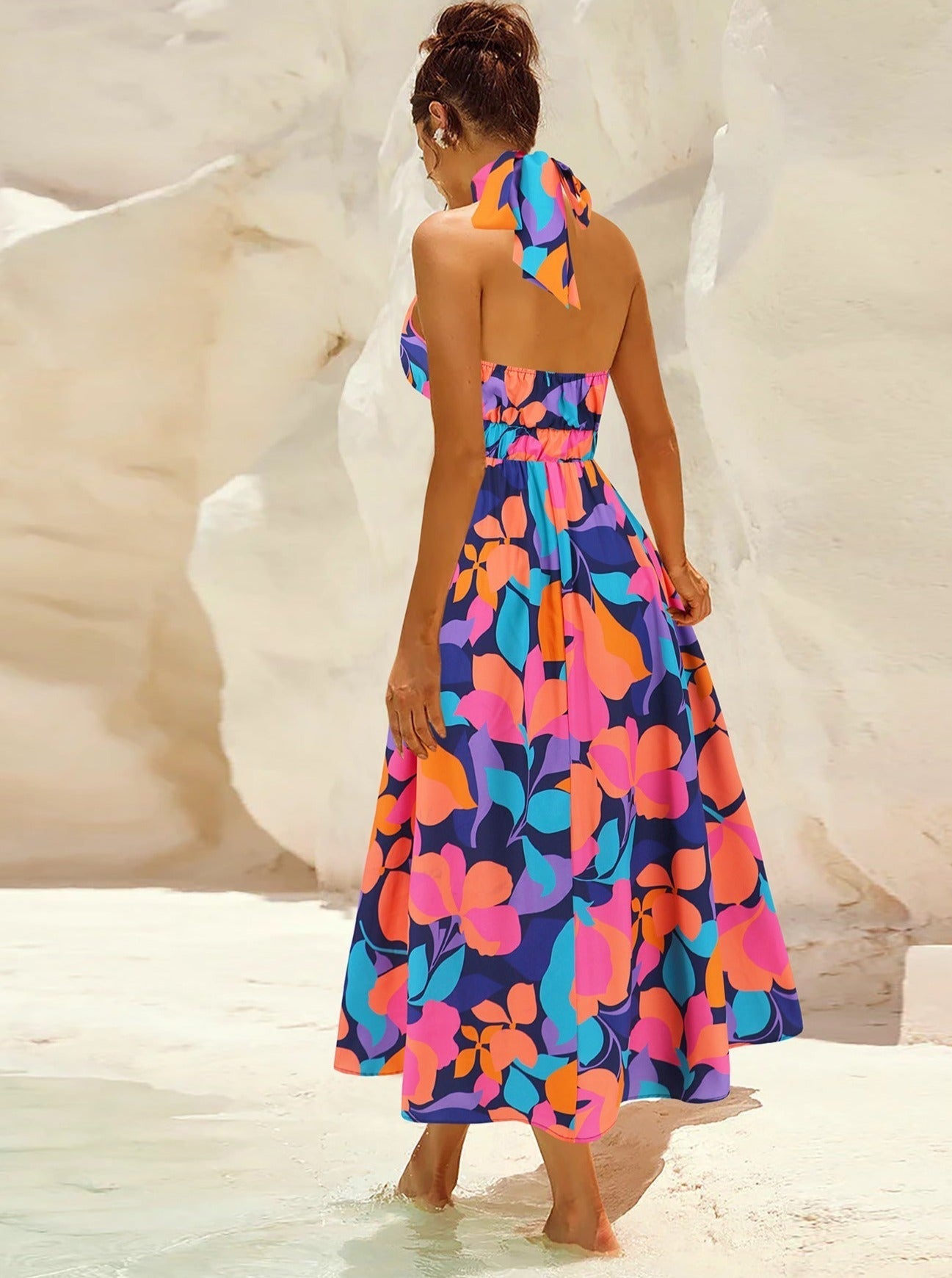 Flora | Tropisches Elegantes Sommerkleid