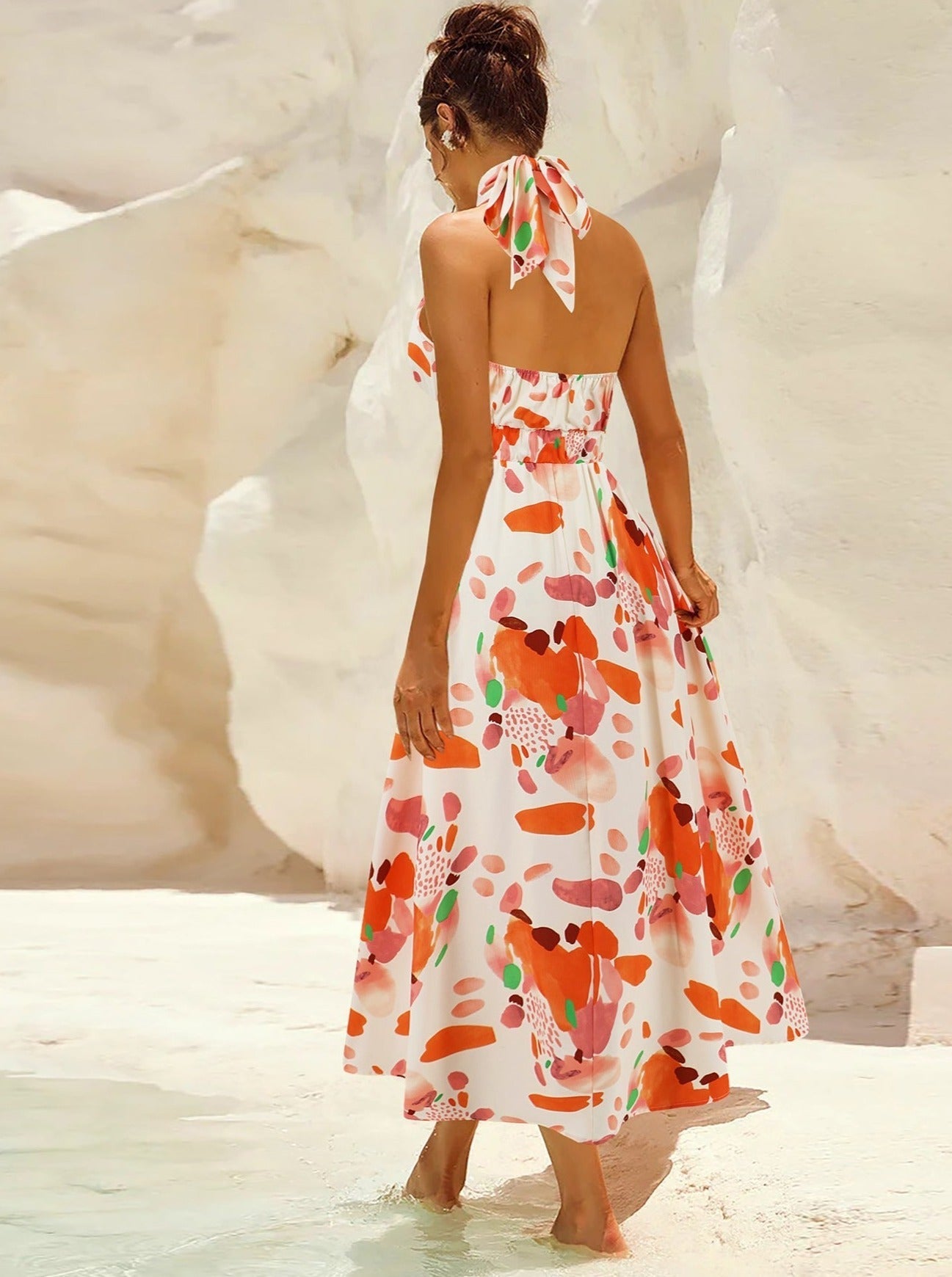 Flora | Tropisches Elegantes Sommerkleid