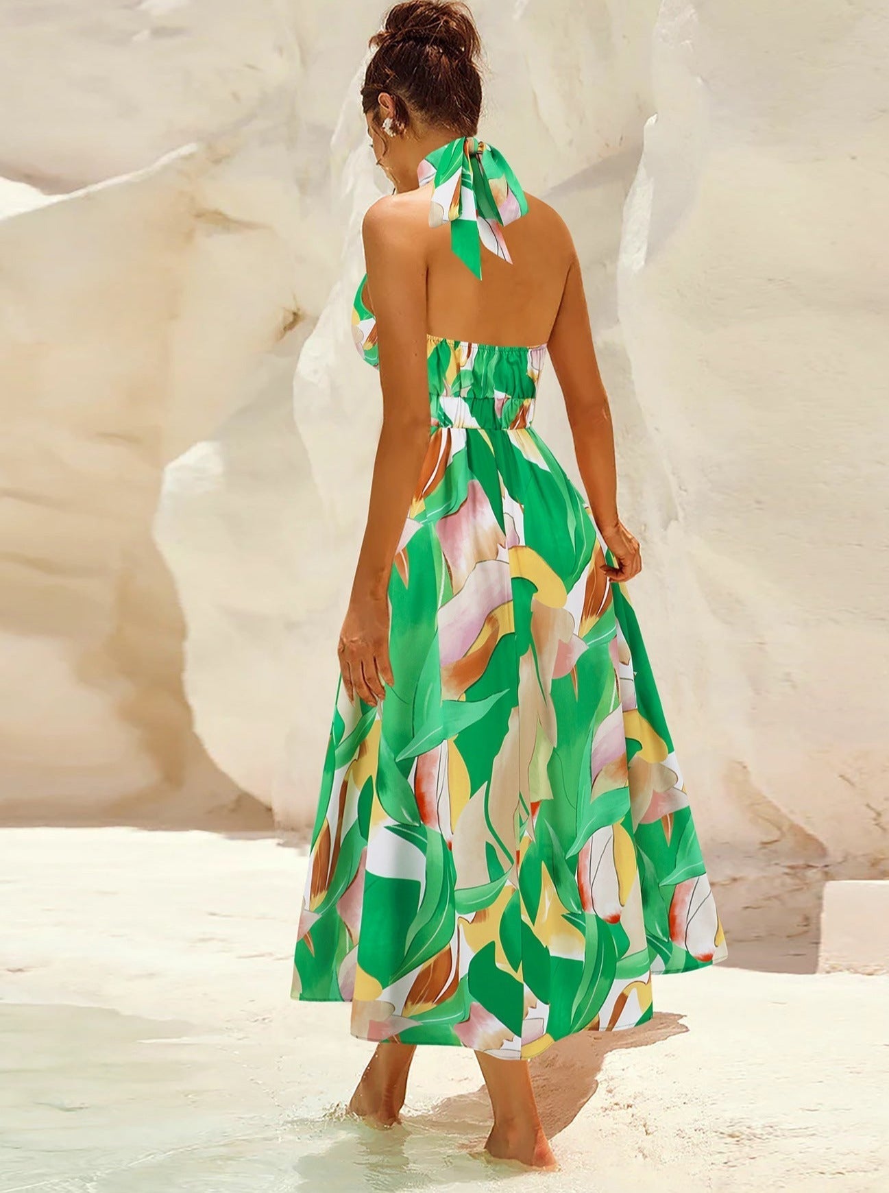 Flora | Tropisches Elegantes Sommerkleid