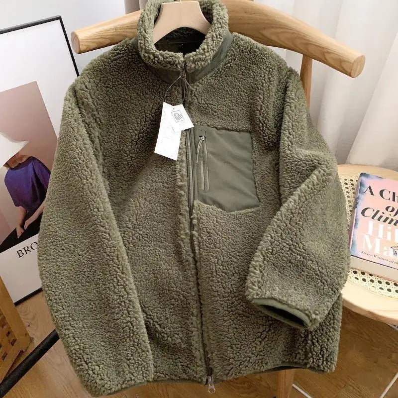 Wintt | Damen Winterjacke mit Teddy-Effekt