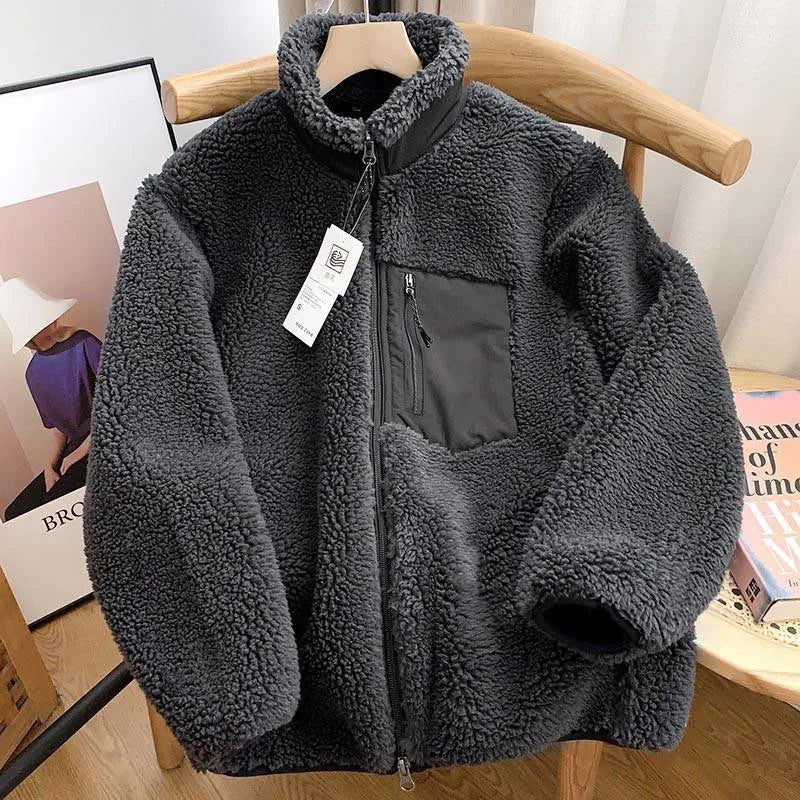 Wintt | Damen Winterjacke mit Teddy-Effekt