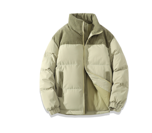 Bauman | Bicolor Winterjacke mit Stehkragen für Herren – Warm und Stilvoll