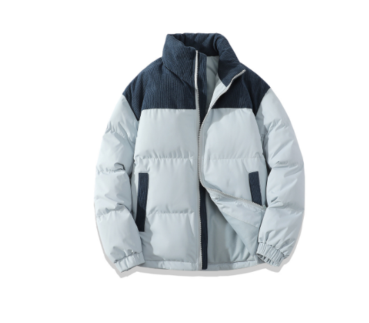 Bauman | Bicolor Winterjacke mit Stehkragen für Herren – Warm und Stilvoll