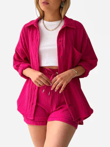 Rebecca - Summer Vibes Damen Zweiteiliges Sommer Set