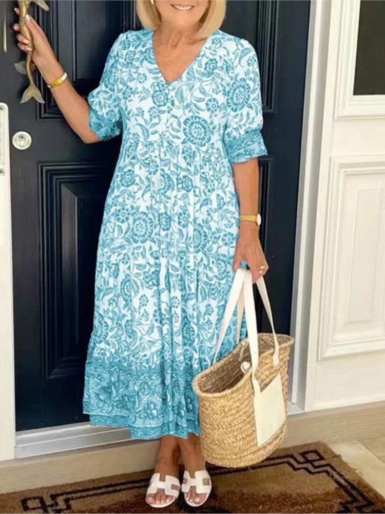 Serafina - Elegantes und Bequemes Sommerkleid für Damen