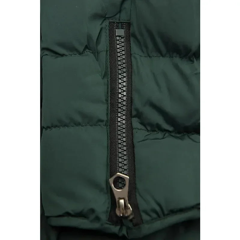 Hellg | Flauschiger Mantel Hellgrün