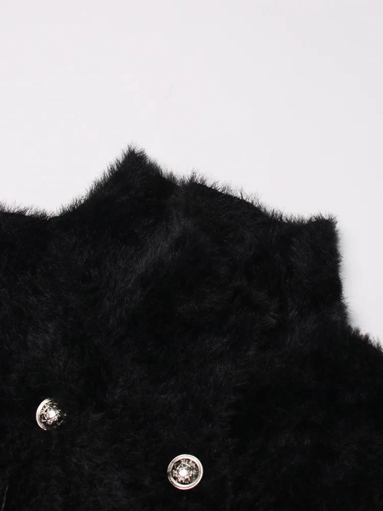 Lyraelle | Patchwork-Blazer mit Federakzenten