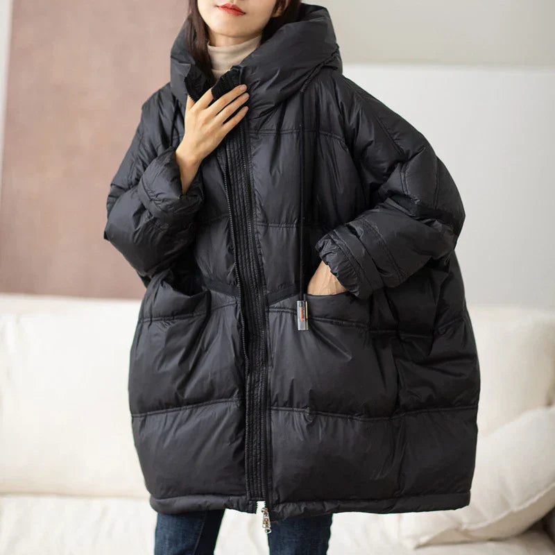 Serrna | Oversized Pufferjacke für Damen – Warm und Elegant für den Winter