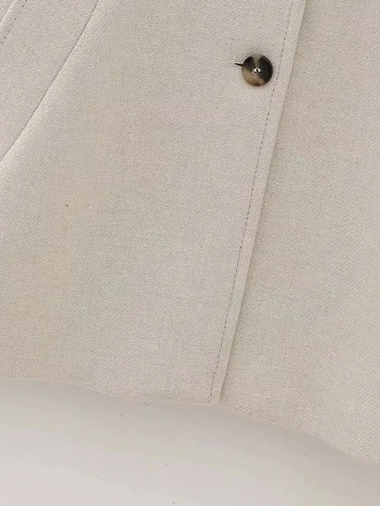 Malio | Damen Mantel mit Puffärmeln und Kunstfellkragen – Warme Wolljacke für Herbst/Winter
