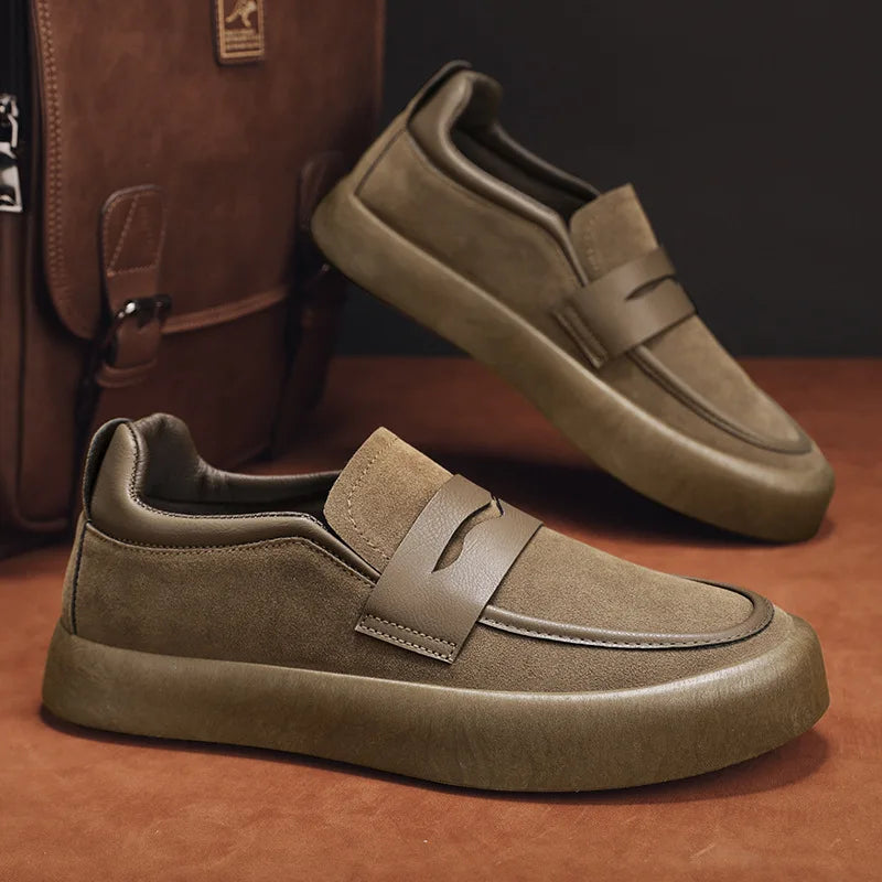 Valen | Modische Wildleder-Slipper für Männer