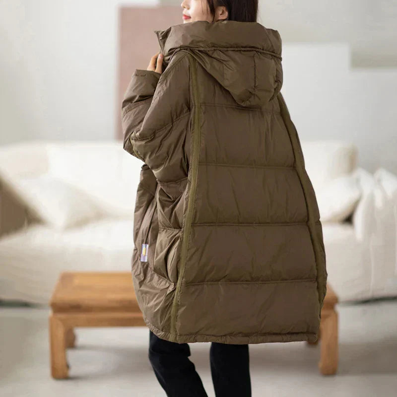 Serrna | Oversized Pufferjacke für Damen – Warm und Elegant für den Winter